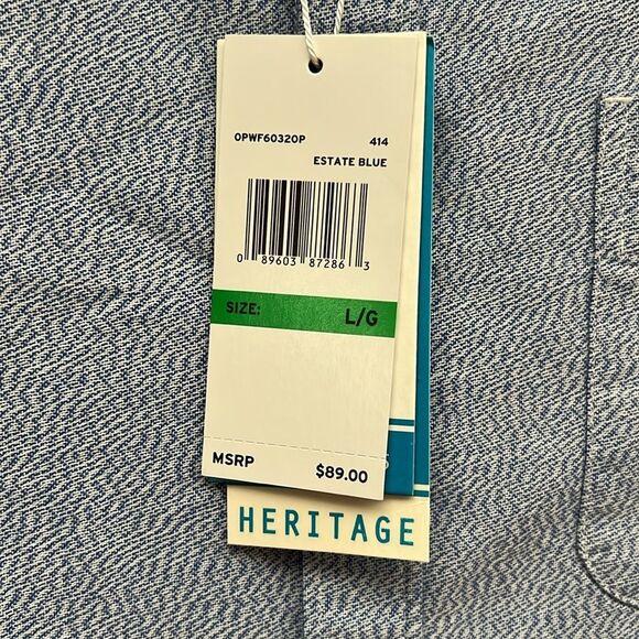 Penguin Heritage Slim Fit Button Down Size Large NWT - Picture 4 of 6